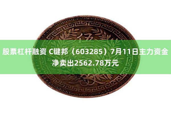 股票杠杆融资 C键邦（603285）7月11日主力资金净卖出2562.78万元