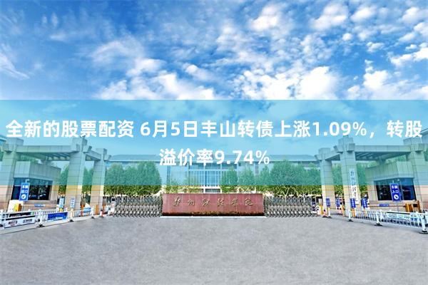 全新的股票配资 6月5日丰山转债上涨1.09%,转股溢价率9.74%
